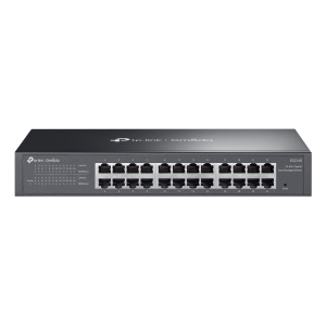 SWITCH 24P LAN GIGABIT TP-LINK ES224G EASY MANAGED  - CUST.IN ACCIAIO - MONTABILE SU RACK 1U 13" (INTEG,CONTR.OMADA S FINO:31/03