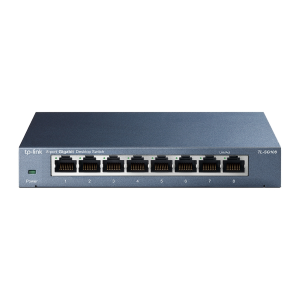 SWITCH 8P LAN GIGABIT TP-LINK TL-SG108 METAL SUPPORTS GMP SNOOPING,IEEE802.1P QOS, PLUGANDPLAY -GARANZIA 3 ANNI FINO:31/01