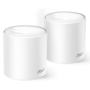 WIRELESS ROUTER AX1500 HOME MESH WI-FI 6 TP-LINK DECO X10(2-PACK)-300MBPS 2.4 GHZ + 1201 MBPS  GHZ FINO:31/01